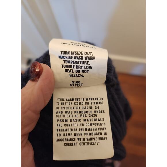 Bulky, heavy weight postal sweater, Mens size Large - Picture 5 of 7